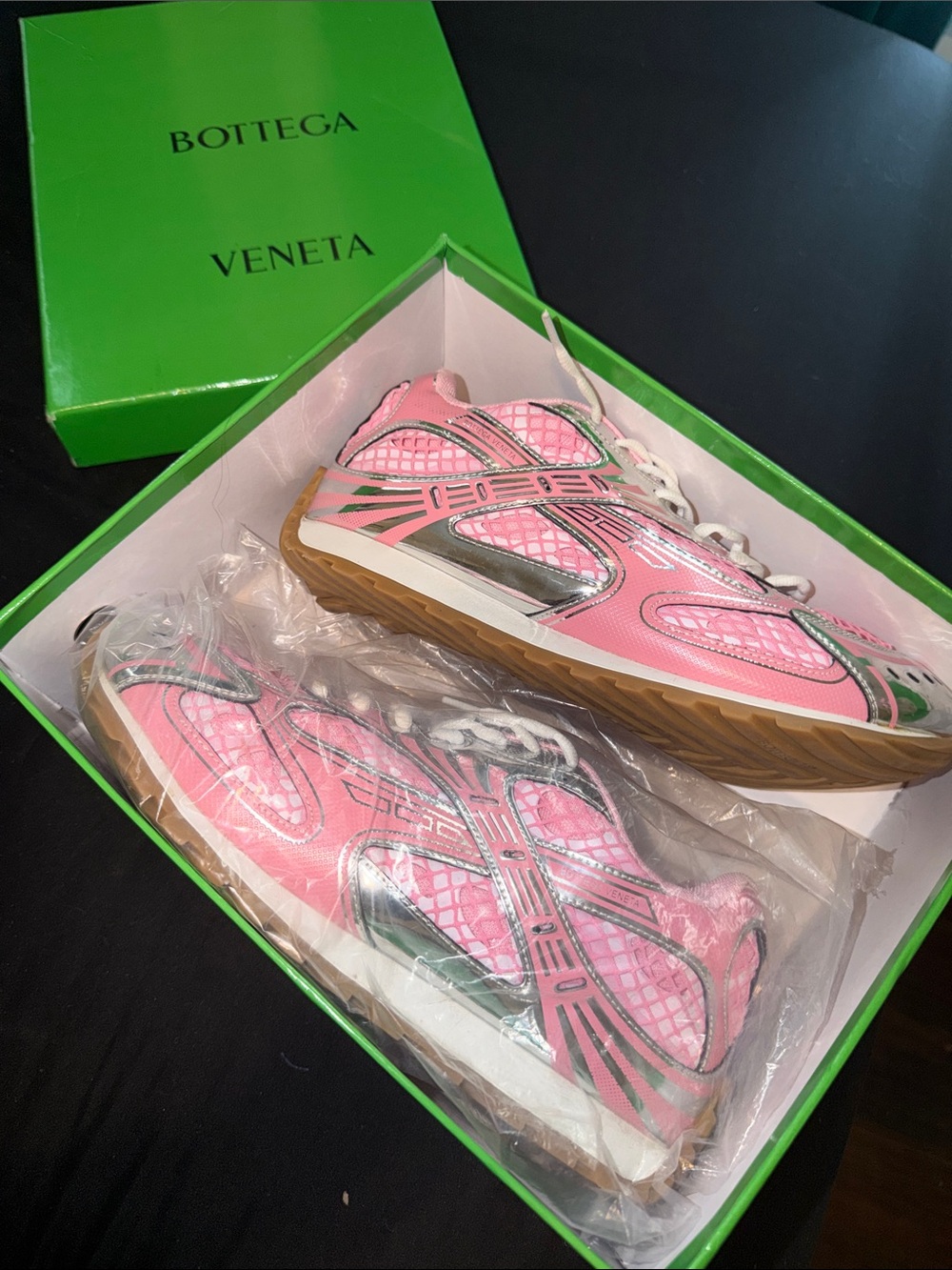 Bottega Veneta Pink Women's Sneaker - Sporty Fashion Trainer